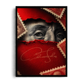 Red Hundred Dollar Bill Eyes Framed Art