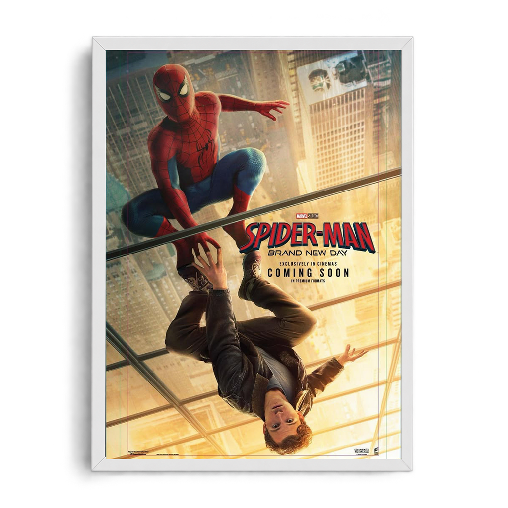 Spider-Man Brand New Day Cinematic Mirror Framed Art⁠