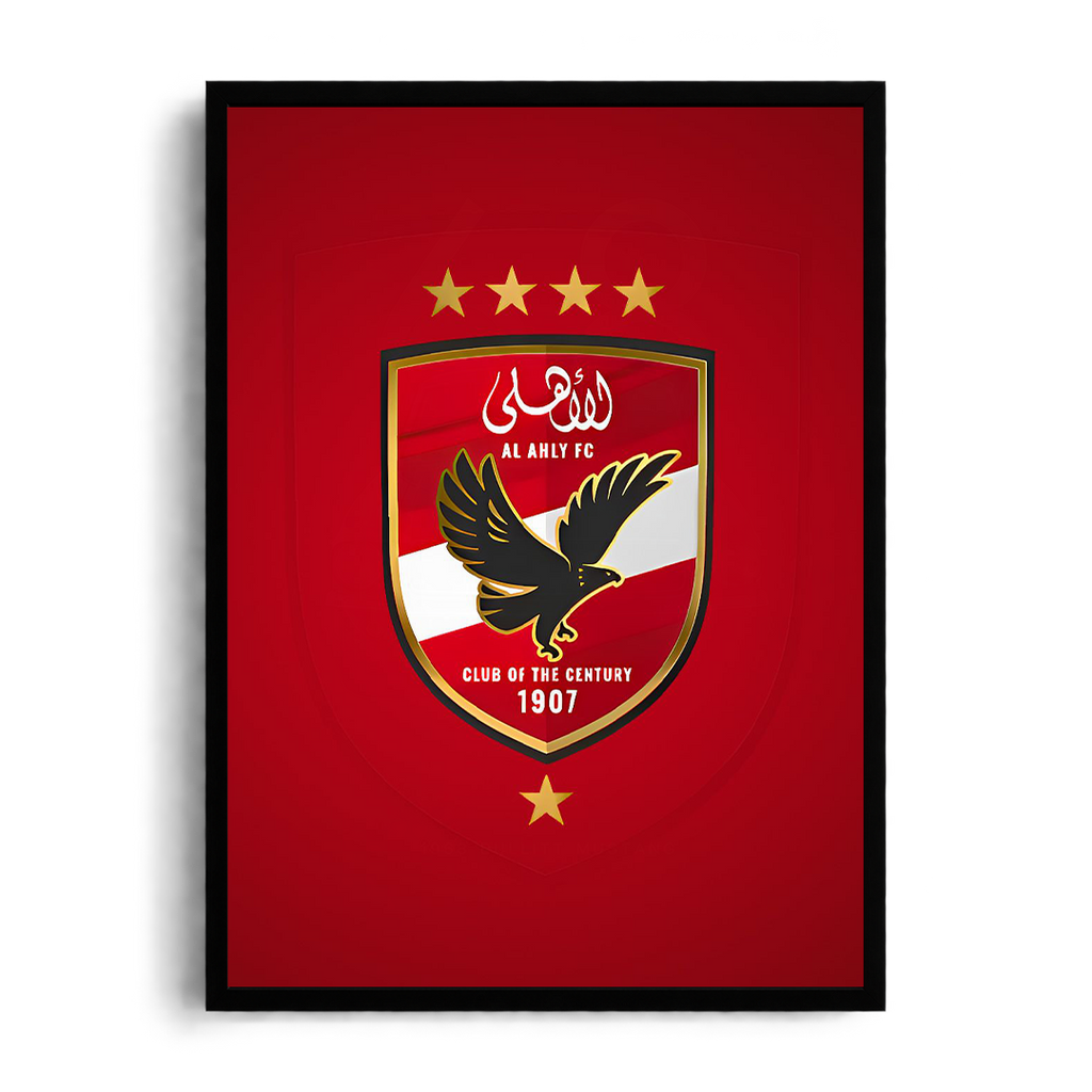 Al Ahly SC Club of the Century Crest" Regal Football Graphic Framed Art Poster