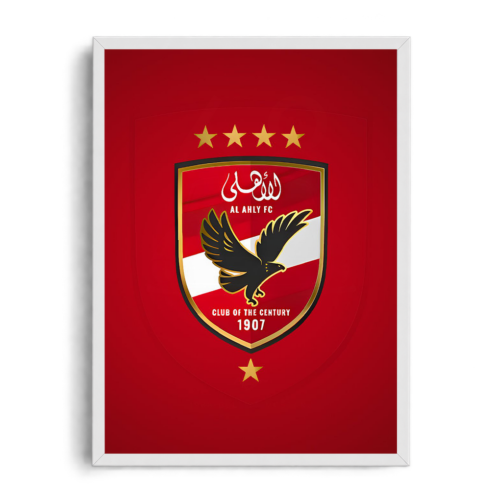 Al Ahly SC Club of the Century Crest" Regal Football Graphic Framed Art Poster