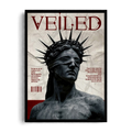 "VEILED" Classic Vintage Magazine Cover Framed Graphic Art Poster