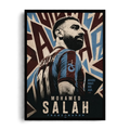 Mohamed Salah Bordo-Mavi Passion & Star Back-View Art
