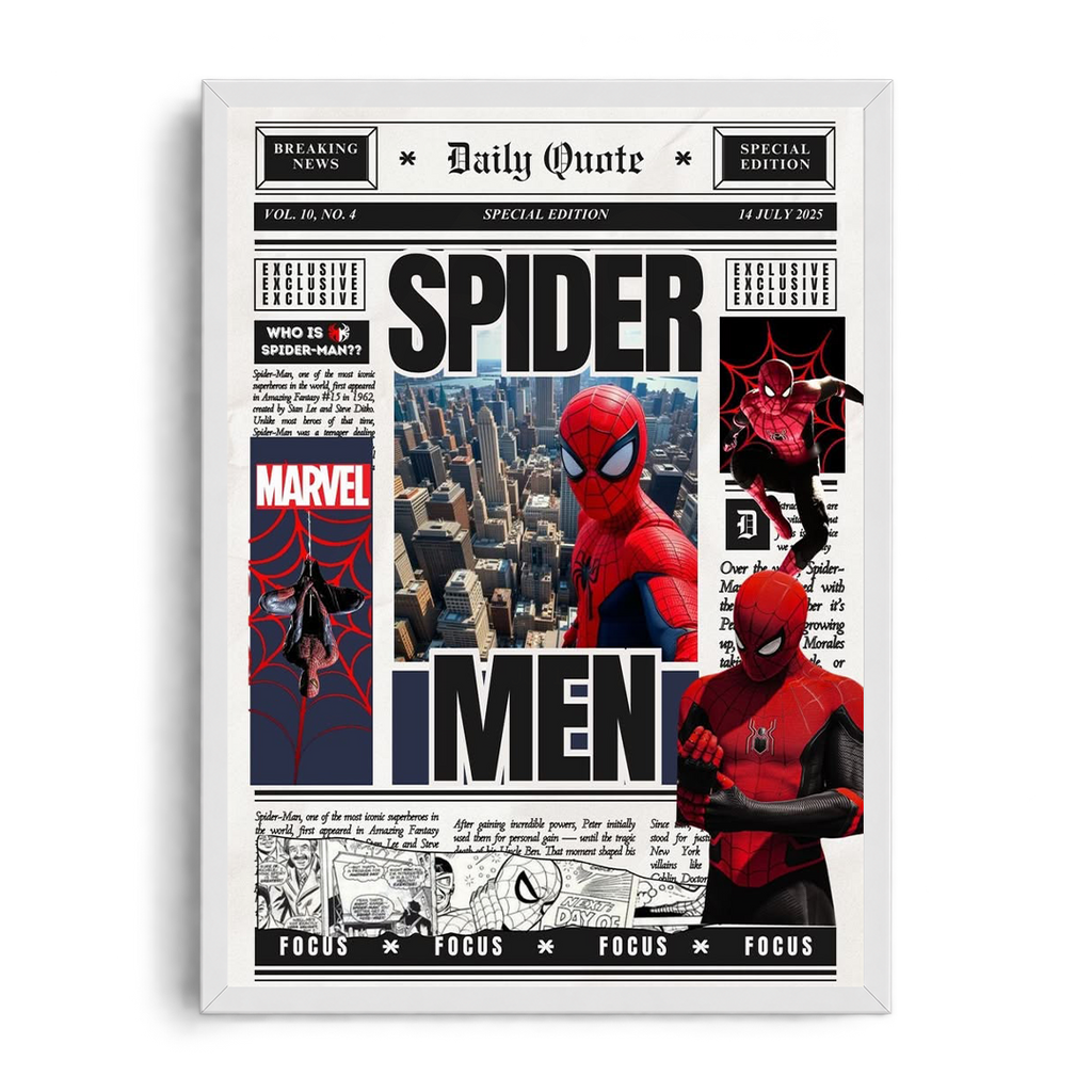 SPIDER-MAN - Daily Bugle Editorial" Marvel Comics Framed Graphic Art Poster