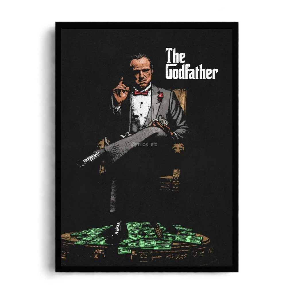 THE GODFATHER - Empire of Power" Vintage Cinema Framed Graphic Art Poster