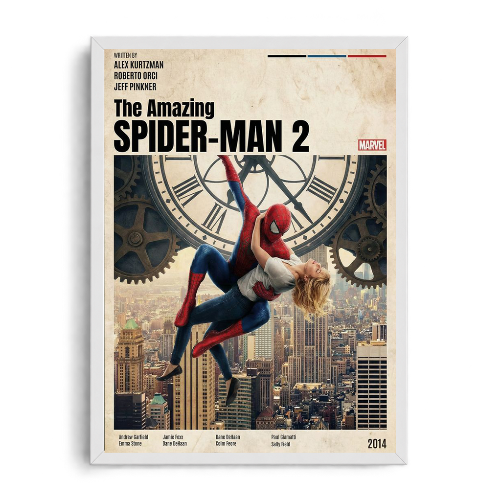 The Amazing Spider-Man 2 Clock Tower Cinematic Framed Art⁠