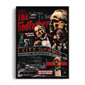 THE GODFATHER - Legacy & Power" Cinematic Collage Framed Graphic Art Poster