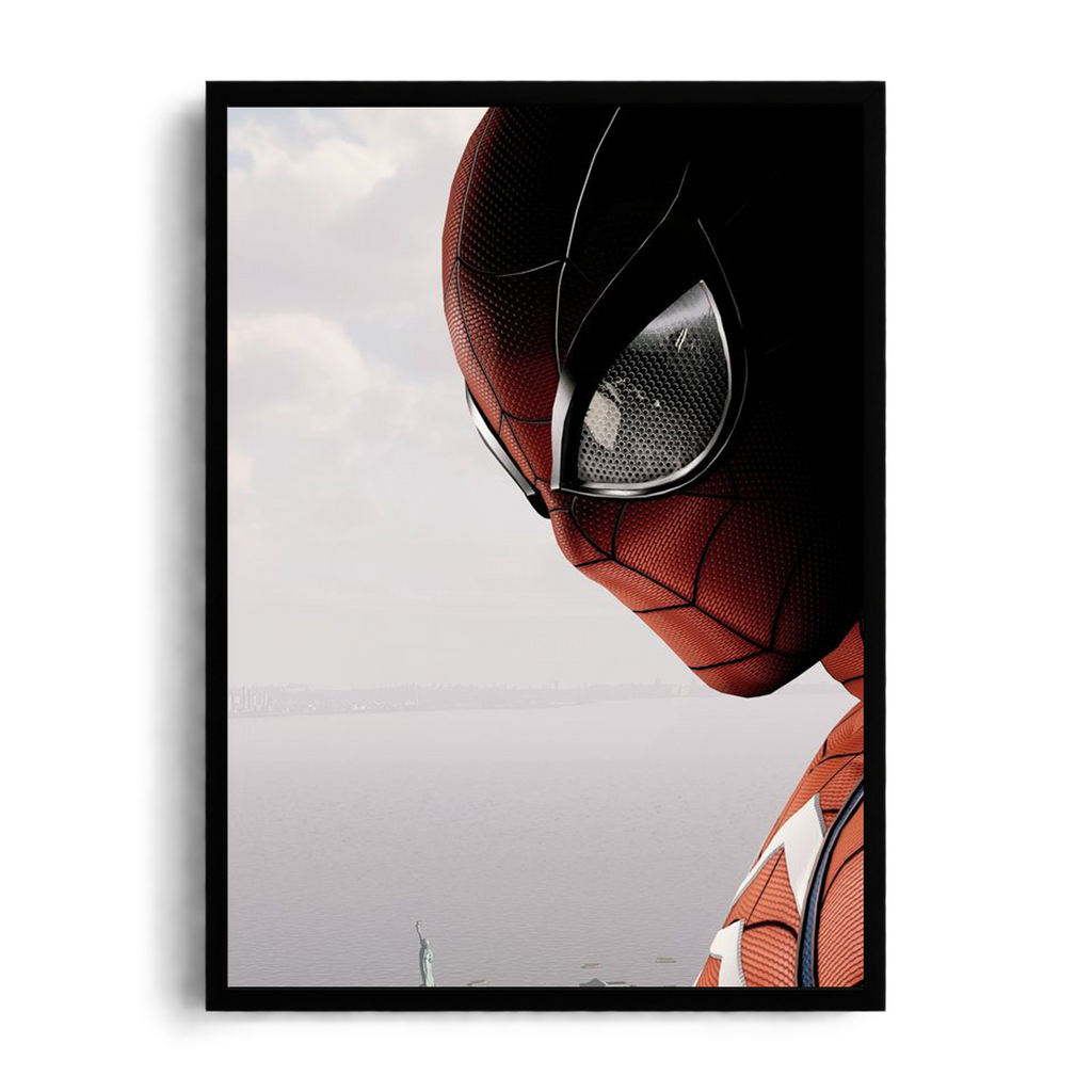 Spider-Man City View Framed Art