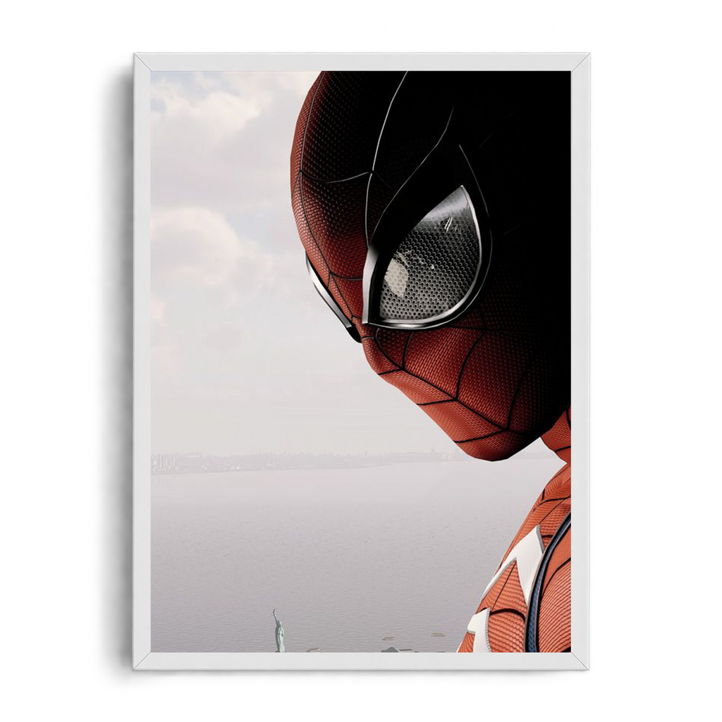 Spider-Man City View Framed Art