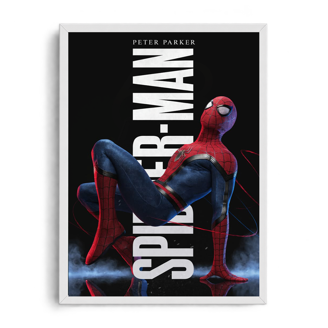 Spider-Man Peter Parker Casual Pose Framed Art⁠