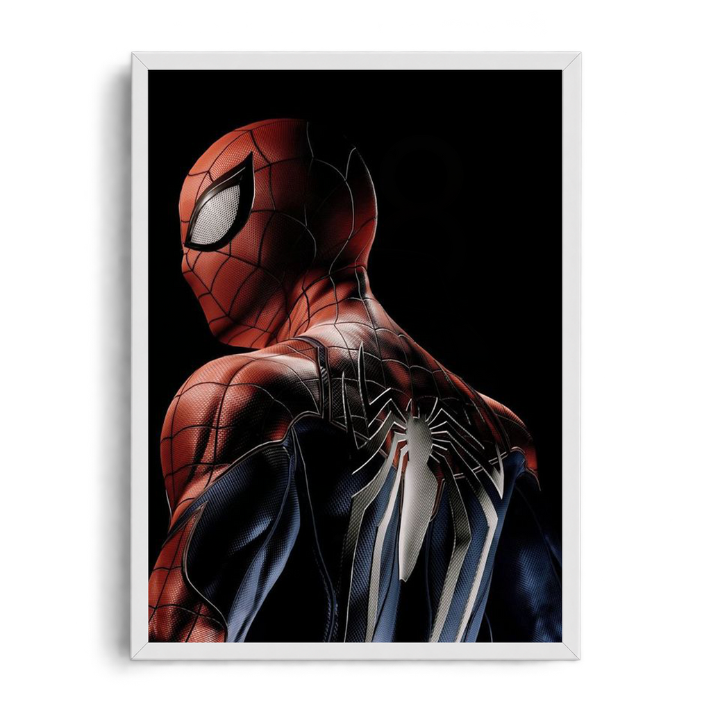 Spider-Man Back Profile Framed Art