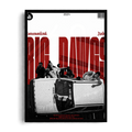 BIG DAWGS - Hanumankind & Kalmi" Streetwear Editorial Framed Graphic Art Poster