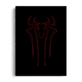 Spider-Man Red Logo Minimalist Framed Art