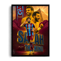 Mohamed Salah Pharaohs & Trabzonspor Legacy Framed Art
