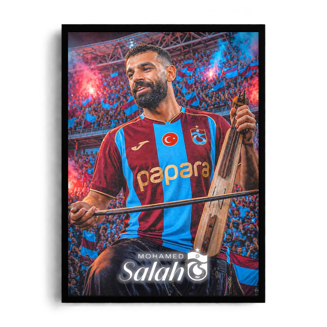Mohamed Salah Maestro of Trabzonspor Stadium Framed Art