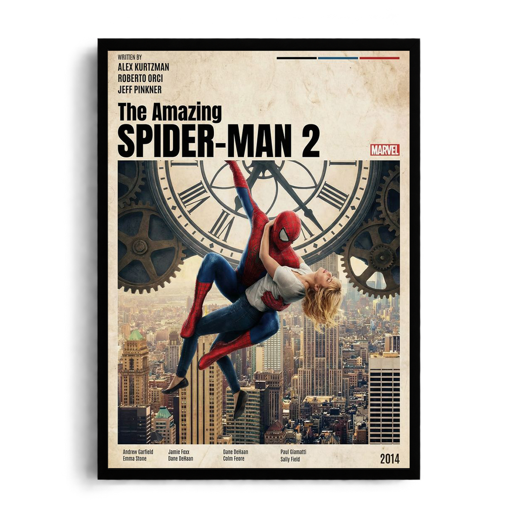 The Amazing Spider-Man 2 Clock Tower Cinematic Framed Art⁠