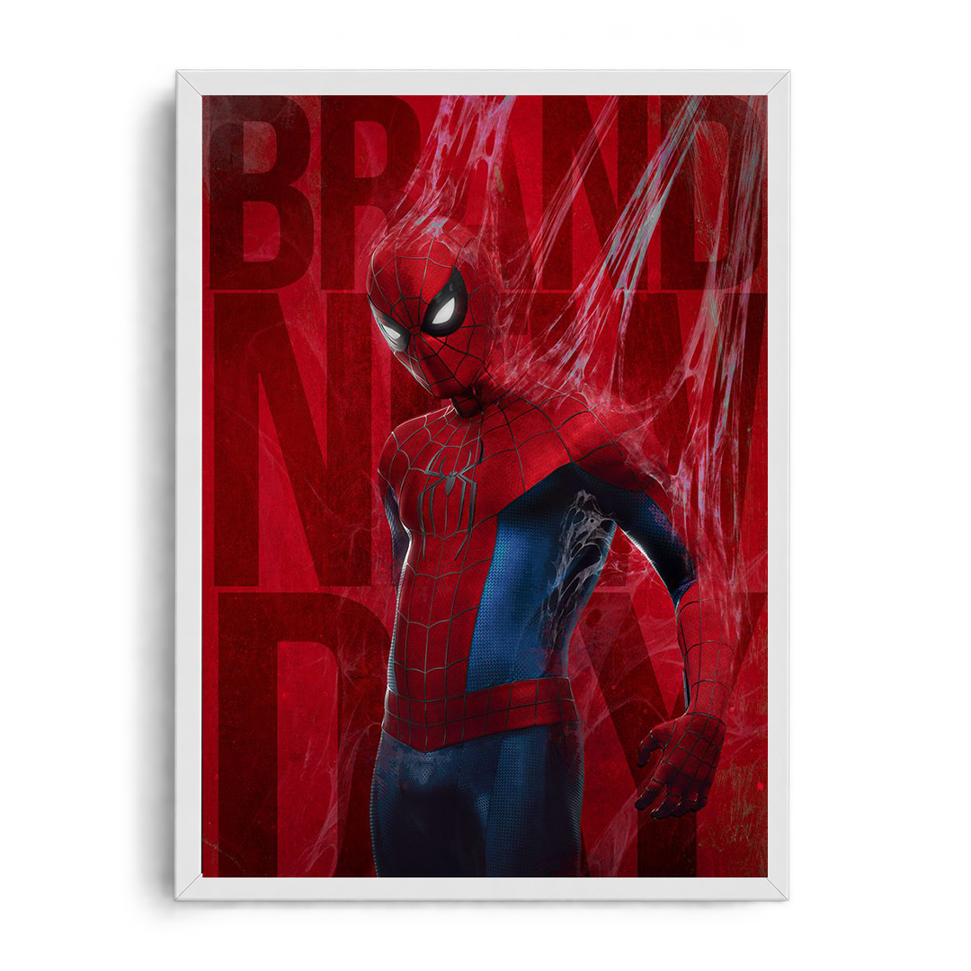 Spider-Man Brand New Day Red Web Edition Framed Art⁠