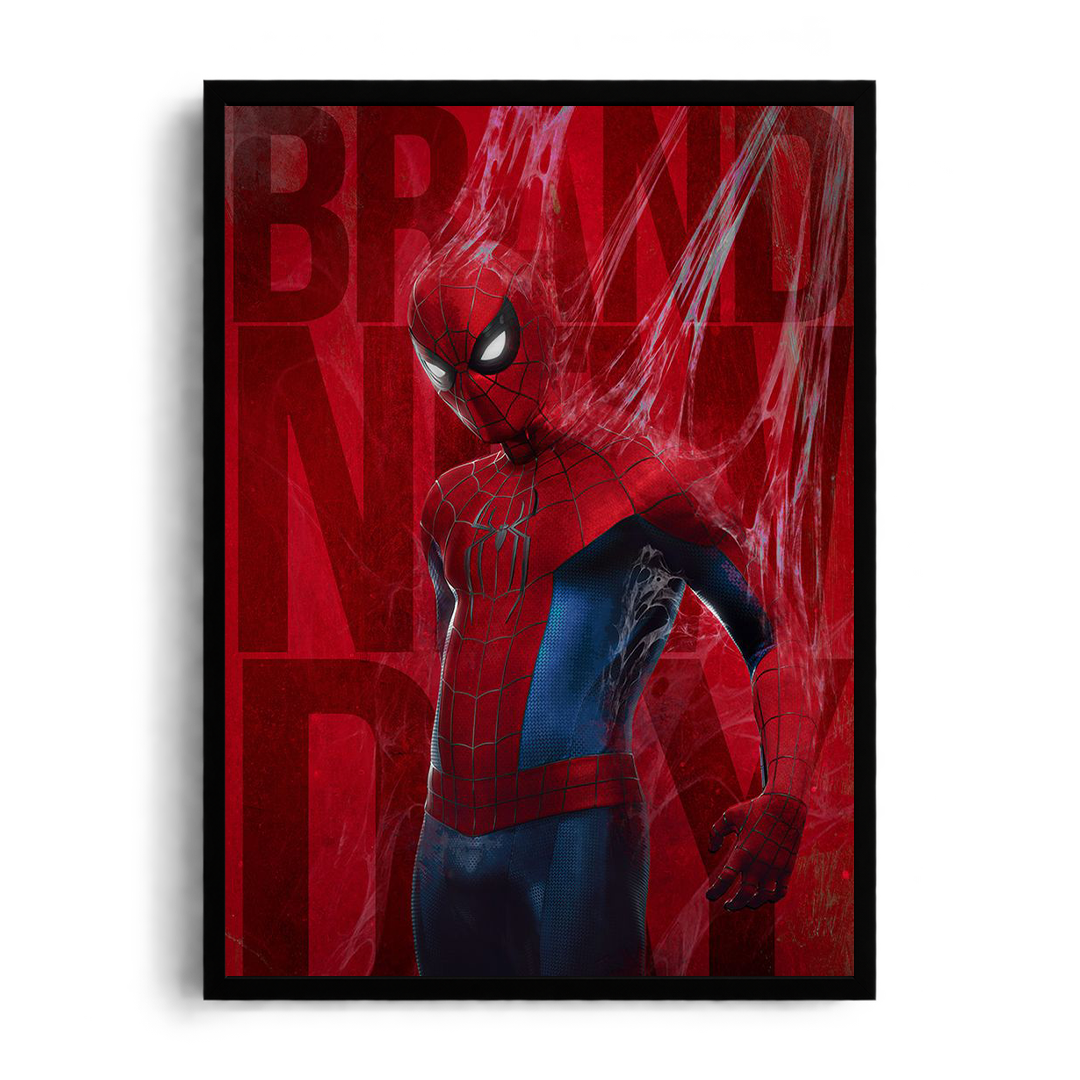 Spider-Man Brand New Day Red Web Edition Framed Art⁠