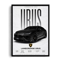 Lamborghini Urus Super SUV Modern Framed Poster