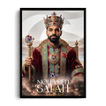 Mohamed Salah Ottoman Sultan & Trabzonspor Monarch Framed Art