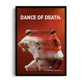 "Dance of Death" Emam Ashour Graphic Football Framed Art Poster